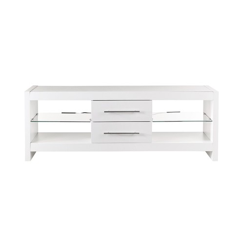 White 140cm stand cabinet - white, tv