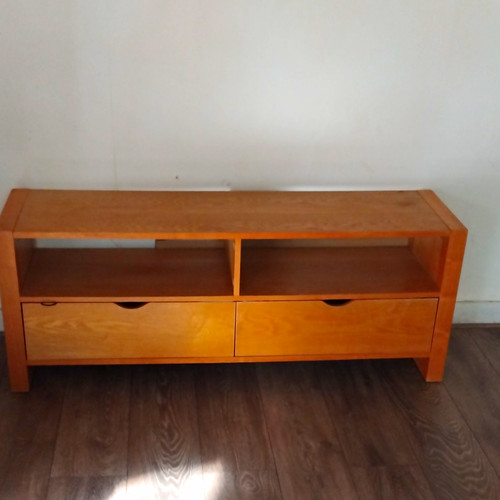 Wood stand with storage - ,
