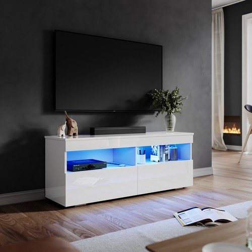 White high gloss stand - high,