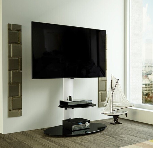 Oval column mount stand - tv,