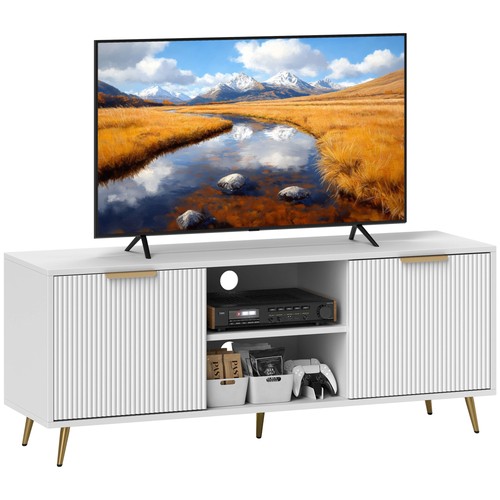Homcom modern stand cabinet - modern, tv