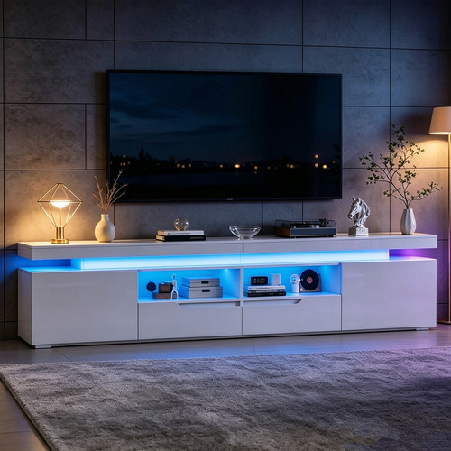 High gloss stand cabinet - 2m,