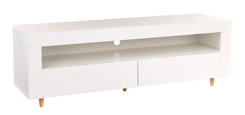 White 140cm stand gloss - tv,